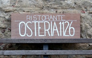 cartello osteria